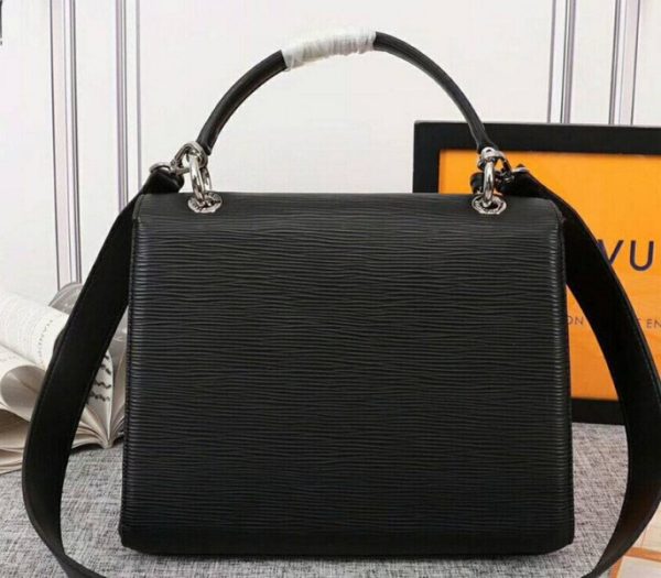 Replica Louis Vuitton Epi Leather Grenelle MM Bag In Black - Image 3