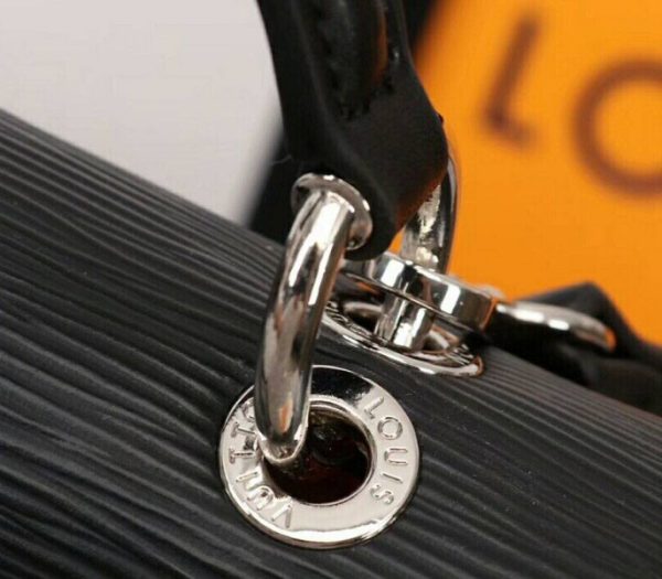 Replica Louis Vuitton Epi Leather Grenelle MM Bag In Black - Image 7