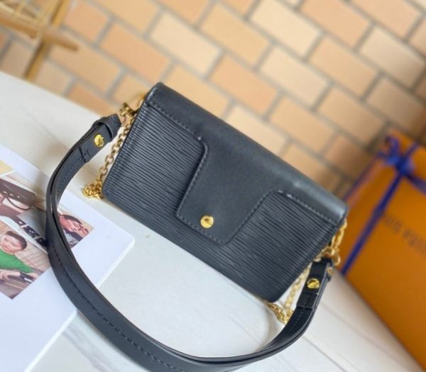 Replica Louis Vuitton Epi Leather Padlock On Strap Bag In Black - Image 2