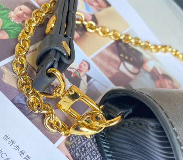 Replica Louis Vuitton Epi Leather Padlock On Strap Bag In Black - Image 8