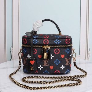 Replica Louis Vuitton Game On Vanity PM Bag In Black