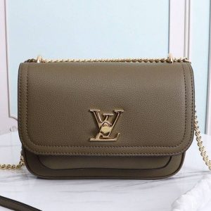 Replica Louis Vuitton Lockme Chain PM Bag In Khaki