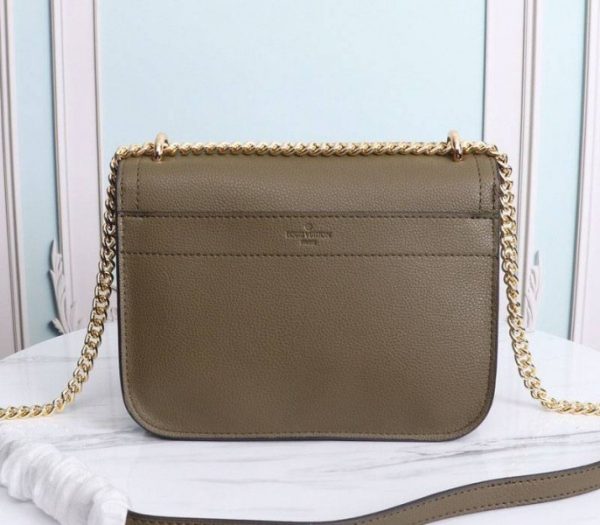Replica Louis Vuitton Lockme Chain PM Bag In Khaki - Image 3