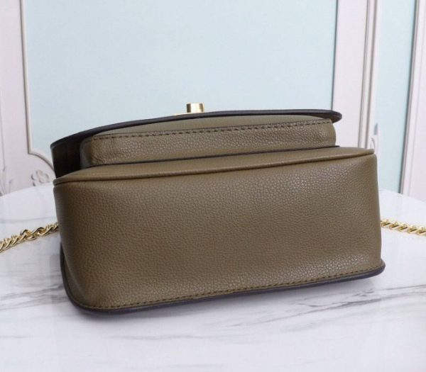 Replica Louis Vuitton Lockme Chain PM Bag In Khaki - Image 4