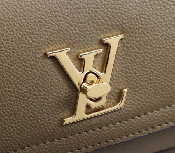 Replica Louis Vuitton Lockme Chain PM Bag In Khaki - Image 7