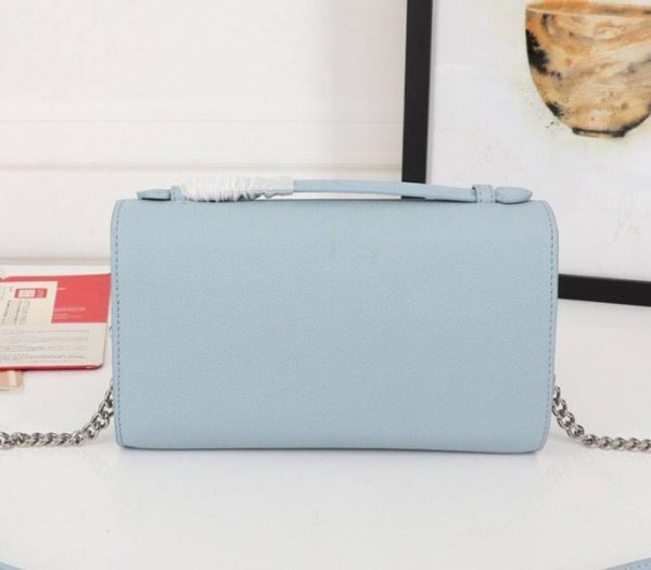 Replica Louis Vuitton Lockme Clutch In Olympe Blue - Image 3