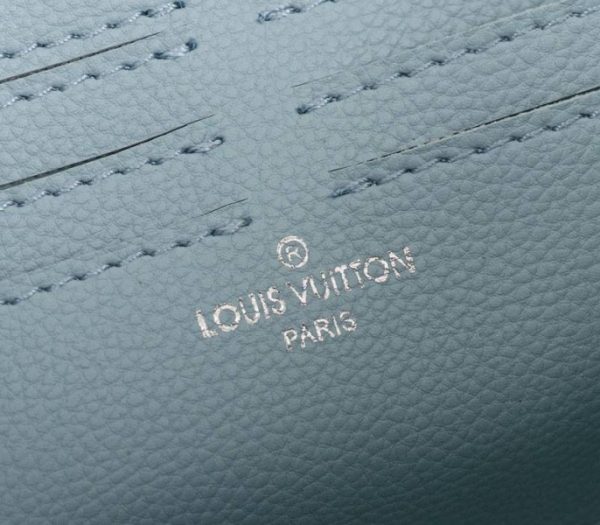 Replica Louis Vuitton Lockme Clutch In Olympe Blue - Image 6