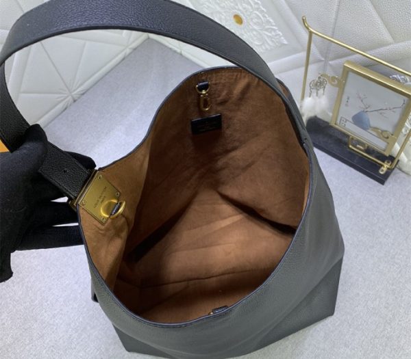 Replica Louis Vuitton Low Key MM Hobo In Black - Image 5