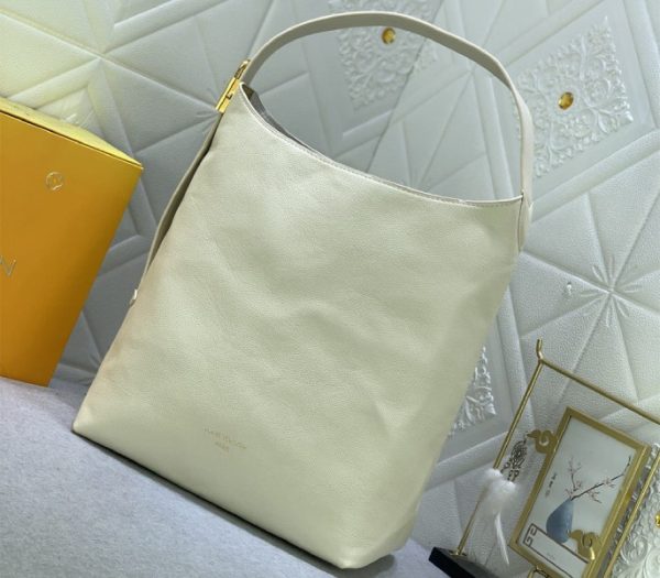Replica Louis Vuitton Low Key MM Hobo In Quartz White - Image 2