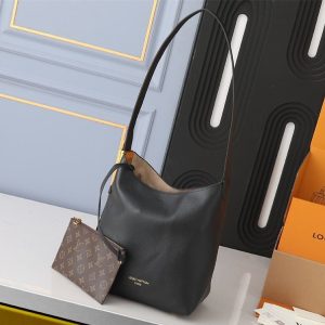 Replica Louis Vuitton Low Key PM Hobo In Black