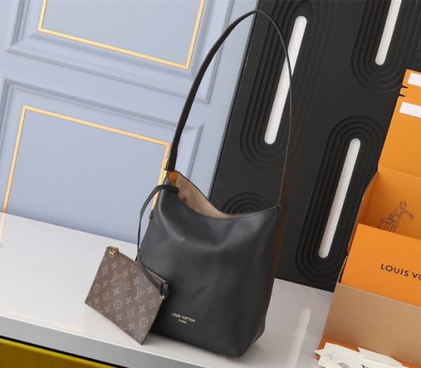 Replica Louis Vuitton Low Key PM Hobo In Black