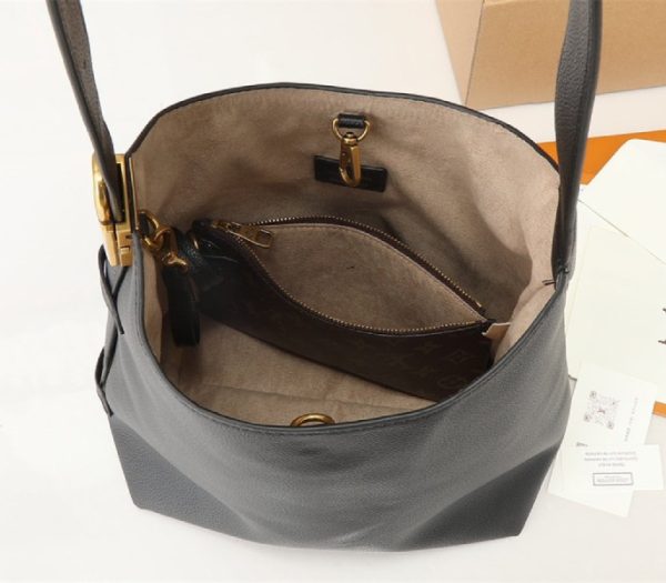 Replica Louis Vuitton Low Key PM Hobo In Black - Image 5