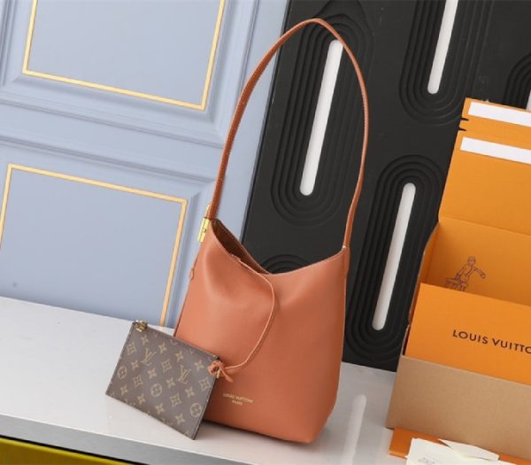 Replica Louis Vuitton Low Key PM Hobo In Cognac Brown