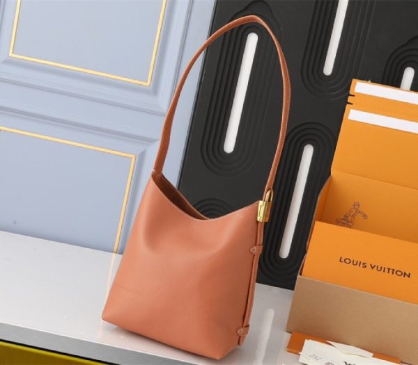 Replica Louis Vuitton Low Key PM Hobo In Cognac Brown - Image 2