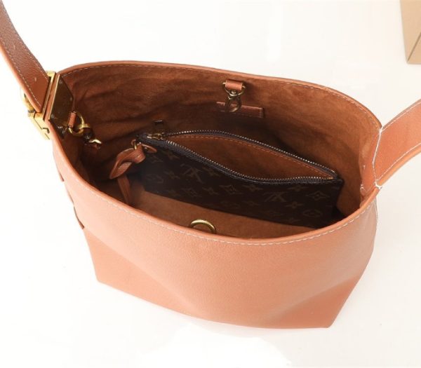 Replica Louis Vuitton Low Key PM Hobo In Cognac Brown - Image 5