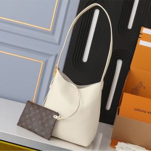 Replica Louis Vuitton Low Key PM Hobo In Quartz White