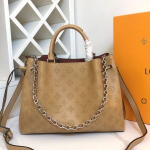 Replica Louis Vuitton Mahina Bella Tote In Arizona Brown
