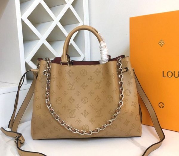 Replica Louis Vuitton Mahina Bella Tote In Arizona Brown