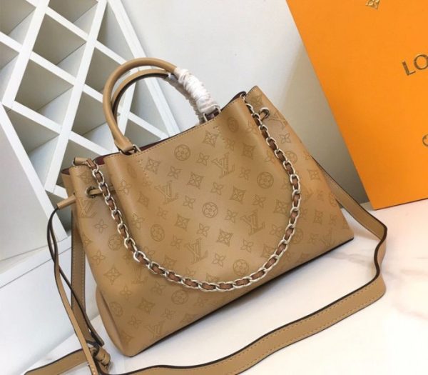 Replica Louis Vuitton Mahina Bella Tote In Arizona Brown - Image 2