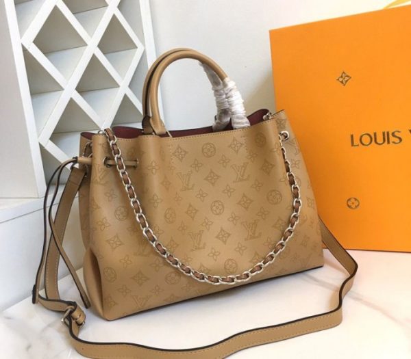 Replica Louis Vuitton Mahina Bella Tote In Arizona Brown - Image 3