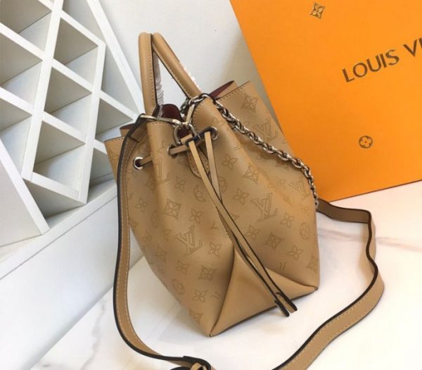 Replica Louis Vuitton Mahina Bella Tote In Arizona Brown - Image 5
