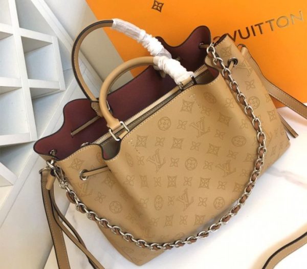 Replica Louis Vuitton Mahina Bella Tote In Arizona Brown - Image 6