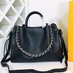 Replica Louis Vuitton Mahina Bella Tote In Black