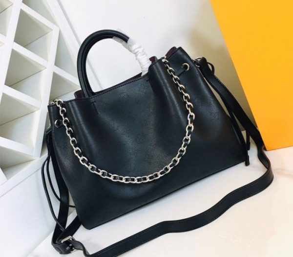 Replica Louis Vuitton Mahina Bella Tote In Black - Image 2