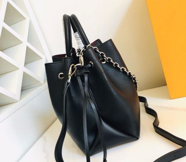 Replica Louis Vuitton Mahina Bella Tote In Black - Image 6