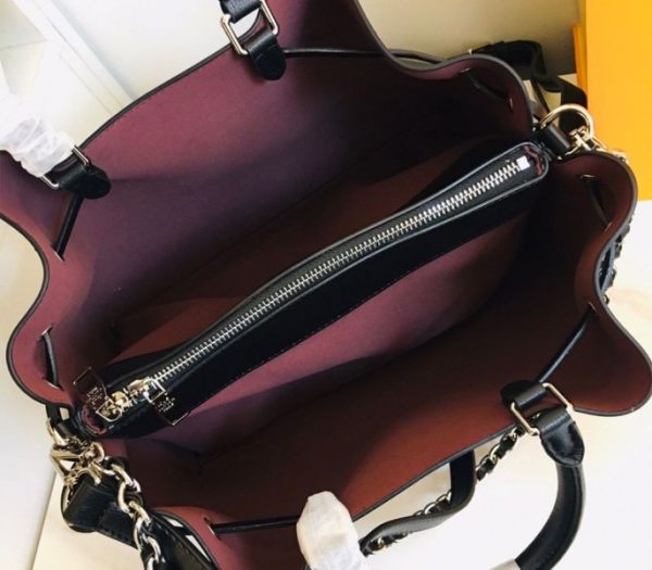 Replica Louis Vuitton Mahina Bella Tote In Black - Image 8