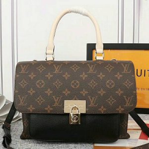 Replica Louis Vuitton Monogram Canvas Marignan Bag In Black