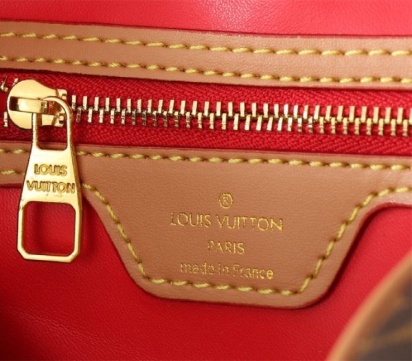 Replica Louis Vuitton Monogram Canvas Soft Speedy 30 Crafty Handbag In Red - Image 8