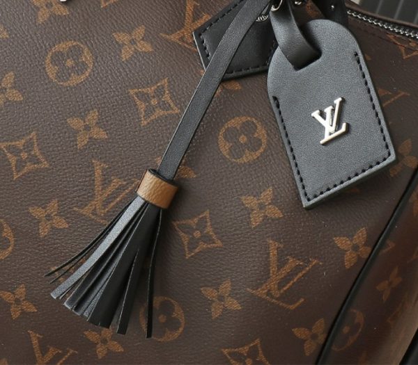 Replica Louis Vuitton Monogram Canvas Soft Speedy 30 Dark Handbag In Black - Image 6