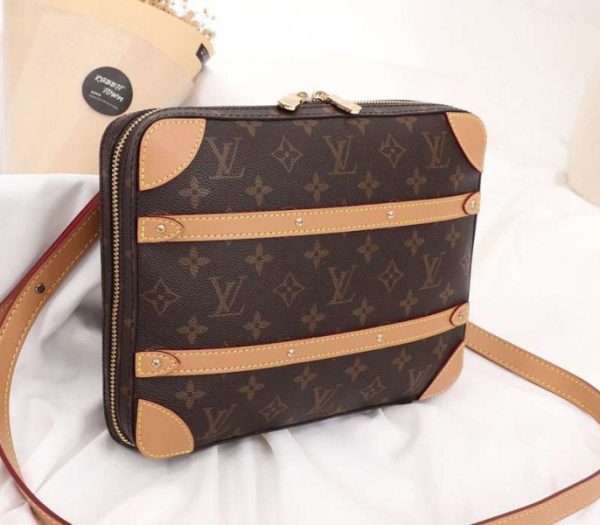 Replica Louis Vuitton Monogram Canvas Soft Trunk Messenger PM Bag - Image 2