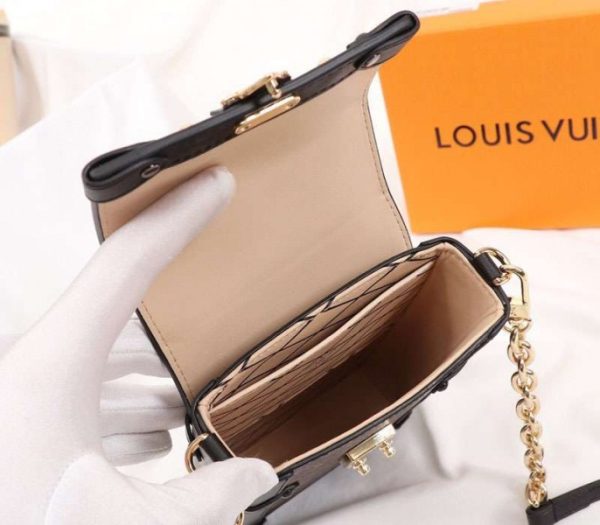 Replica Louis Vuitton Monogram Canvas Vertical Trunk Pochette - Image 5