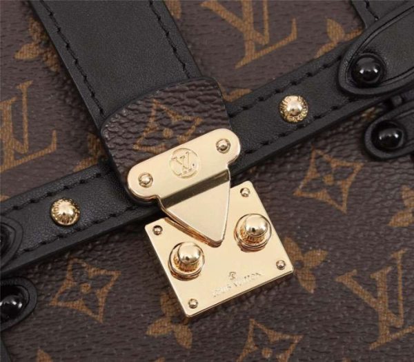 Replica Louis Vuitton Monogram Canvas Vertical Trunk Pochette - Image 7