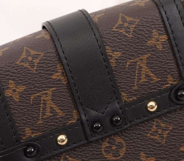 Replica Louis Vuitton Monogram Canvas Vertical Trunk Pochette - Image 9