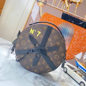 Replica Louis Vuitton Monogram Canvas Wheel Box