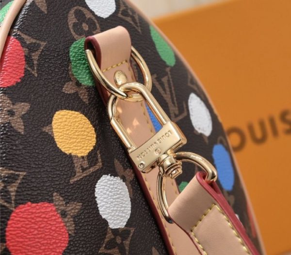Replica Louis Vuitton X YK Monogram Canvas Keepall Bandouliere 45 Travel Bag - Image 8