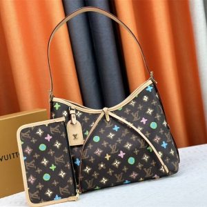 Replica Louis Vuitton Monogram Craggy CarryAll PM Bag In Chocolate