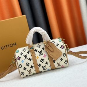 Replica Louis Vuitton Monogram Craggy Keepall Travel 25 Bag In Vanilla