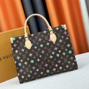Louis Vuitton Monogram Craggy Onthego MM Replica Tote In Chocolate