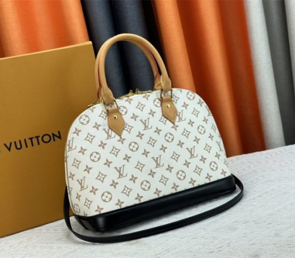 Replica Louis Vuitton Monogram Dune Canvas Alma PM Bag - Image 2