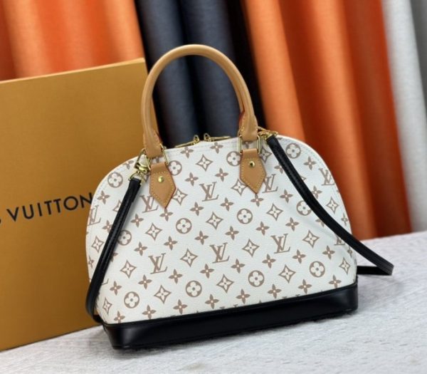 Replica Louis Vuitton Monogram Dune Canvas Alma PM Bag - Image 3