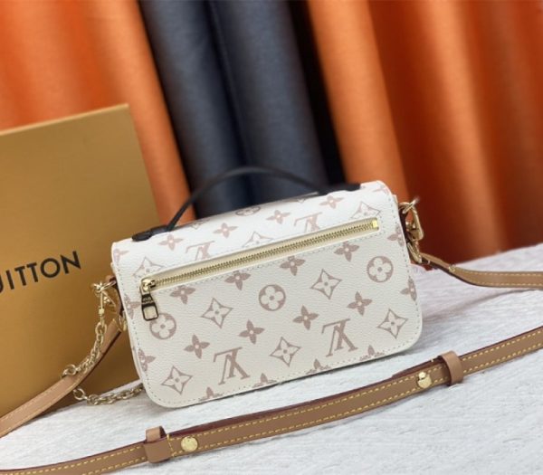 Replica Louis Vuitton Monogram Dune Canvas Metis East West Pochette - Image 3