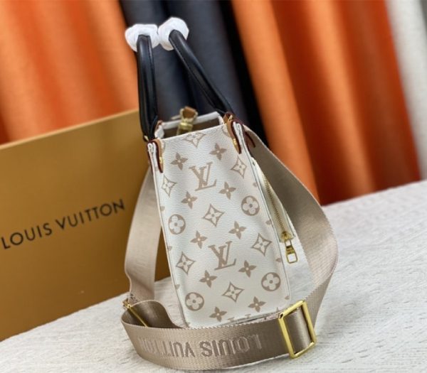 Replica Louis Vuitton Monogram Dune Canvas Onthego PM Tote - Image 4