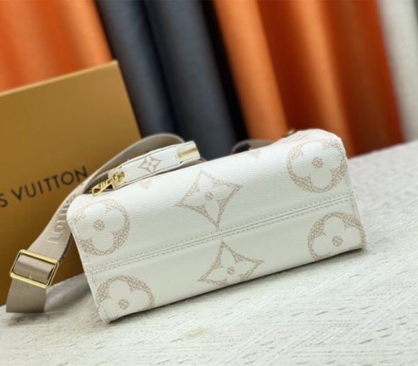 Replica Louis Vuitton Monogram Dune Canvas Onthego PM Tote - Image 5