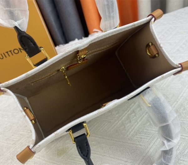 Replica Louis Vuitton Monogram Dune Canvas Onthego PM Tote - Image 6