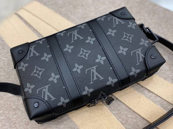 Replica Louis Vuitton Monogram Eclipse Virgil Abloh Wallet Trunk - Image 2