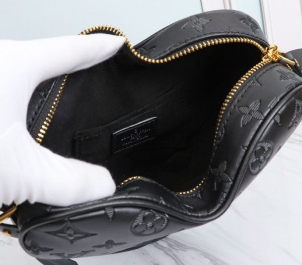 Replica Louis Vuitton Monogram Empreinte Game On Coeur Bag In Black - Image 5